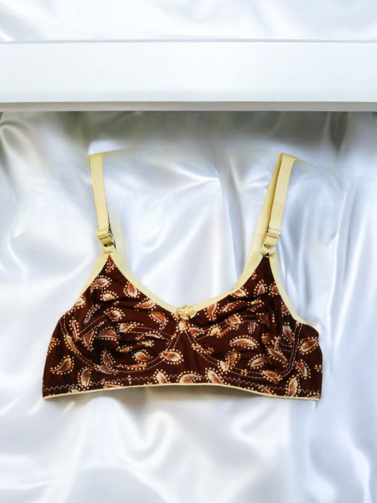 Non Padded Maroon Design Bra