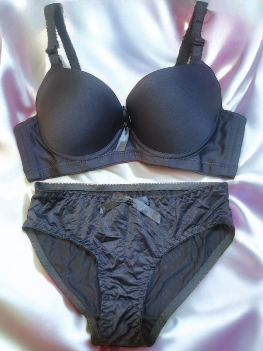 Black Premium Quality Bra Set