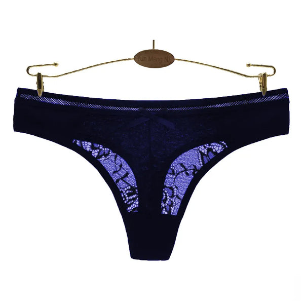 V Shape Elegant & Comfort Panties, Pack of Two, Blue & Skin