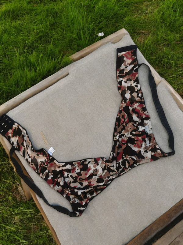 Non Padded Leopard Style Bra