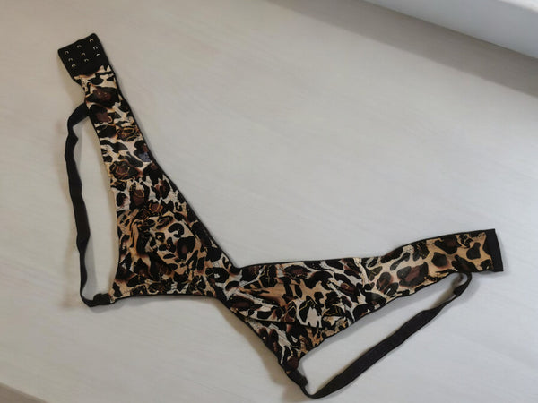 Non Padded Leopard Design Bra