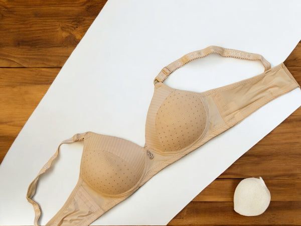 Dotted Stylish Padded Comfort Bra