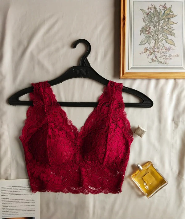 Red Stylish Padded Bra